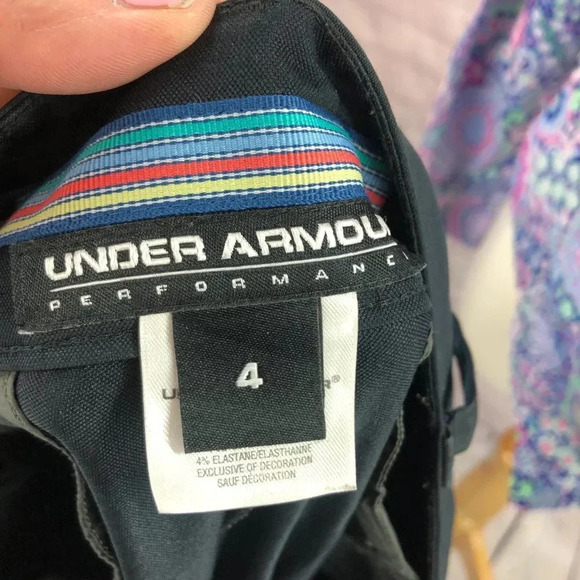 under armour performance capri sz 4 sportswear golf athletic - Picture 3 of 4